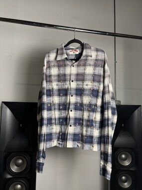 Vale Forever Sky Gems Flannel Long Sleeve Shirt